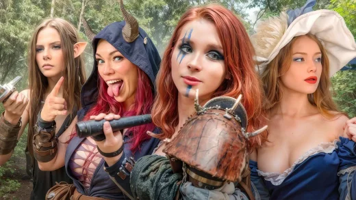 Sweetie Fox, Diana Rider, Octokuro, ArinaFox – D&D Porn Adventure Part II – Rain Of Gold