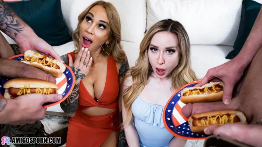Sarah Jessie, Alaina Taylor — Stars, Stripes and Wieners: Memorial Day Swap