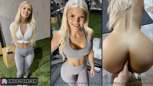 OnlyFans ScarlettKissesXO — My Personal Trainer Fucked Me